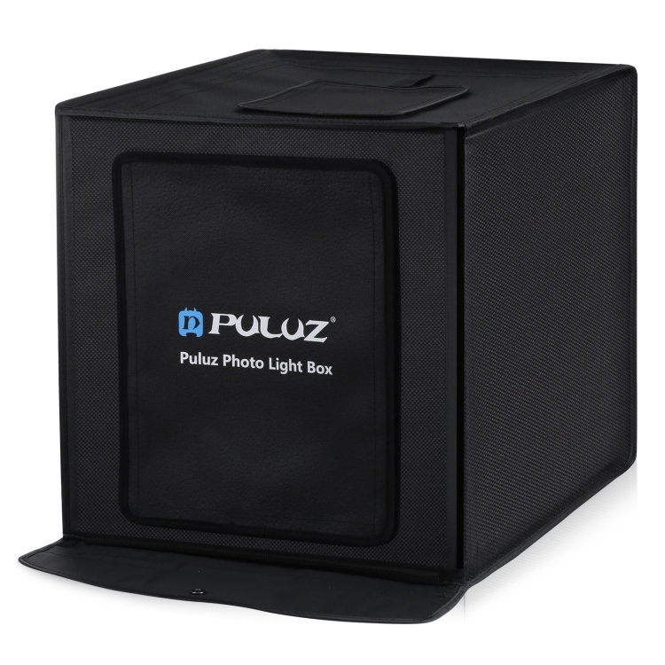 PULUZ Photo Studio Light Box Portable 60 x 60 x 60 cm Light Tent LED 5500K White Light Dimmable Mini 36W Photography Studio Tent Kit with 6 Removable Backdrops (Black Orange White Green Blue Red)(US Plug) - 1