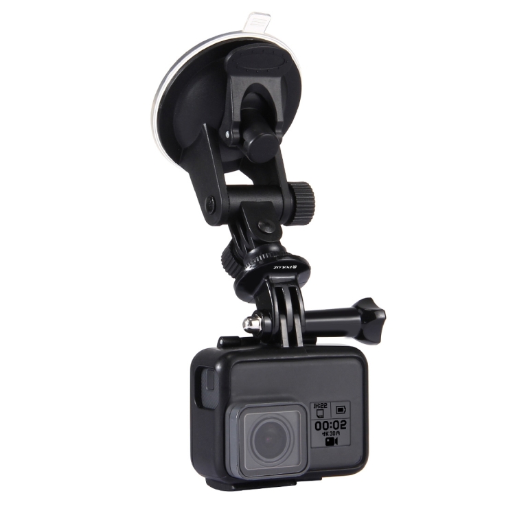 PULUZ Car Suction Cup Mount with Screw & Tripod Mount Adapter & Storage Bag for GoPro Hero11 Black / HERO10 Black /9 Black /8 Black /7 /6 /5 /5 Session /4 Session /4 /3+ /3 /2 /1, DJI Osmo Action and Other Action Cameras - 7