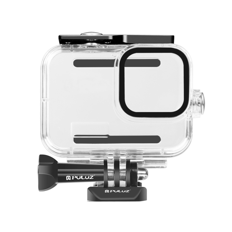 PULUZ for GoPro HERO10 Black / HERO9 Black 60m Waterproof Housing Protective Case with Buckle Basic Mount & Screw - 1