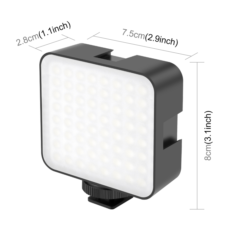 PULUZ 49 LED 3W Video Splicing Fill Light for Camera / Video Camcorder(Black) - 1
