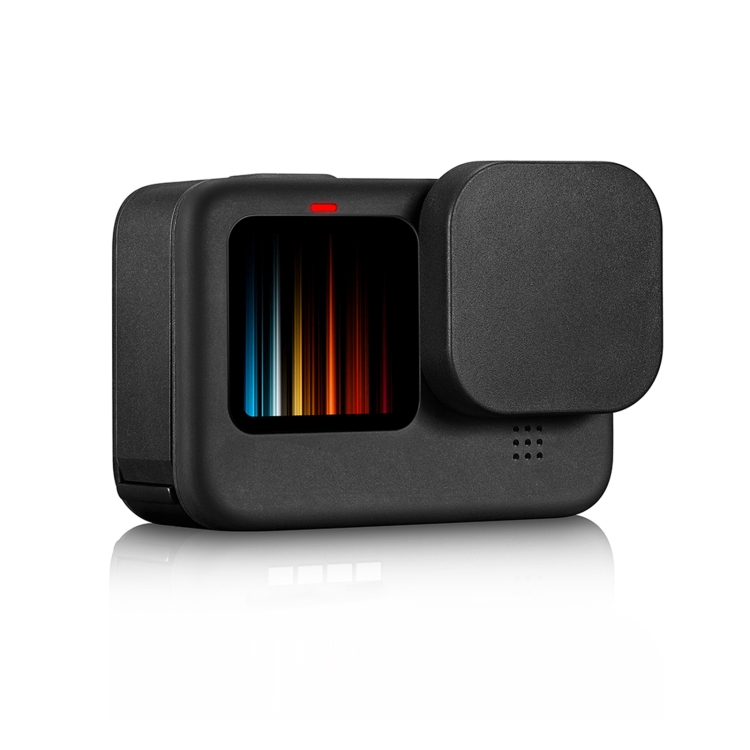 PULUZ for GoPro HERO10 Black / HERO9 Black Soft TPU Rubber Scratch-resistant Camera Lens Protective Cap Cover(Black) - 4
