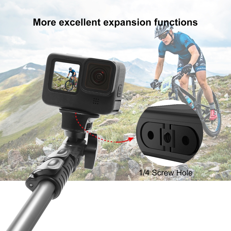 Puluz Brand Photo Accessories, GoPro Accessories - PULUZ Folding Finger  Tripod Mount Adapter for GoPro HERO12 Black /11 Black /11 Black mini /10  Black /9 Black /8 Black / Max(Black)