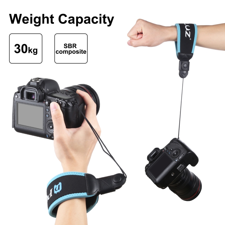 PULUZ Diving Load-weight Camera Anti-lost Floating Wrist Strap for GoPro HERO10 Black / HERO9 Black / HERO8 Black / HERO7 /6 /5 /5 Session /4 Session /4 /3+ /3 /2 /1, Insta360 ONE R, DJI Osmo Action and Other Action Cameras(Blue) - 3