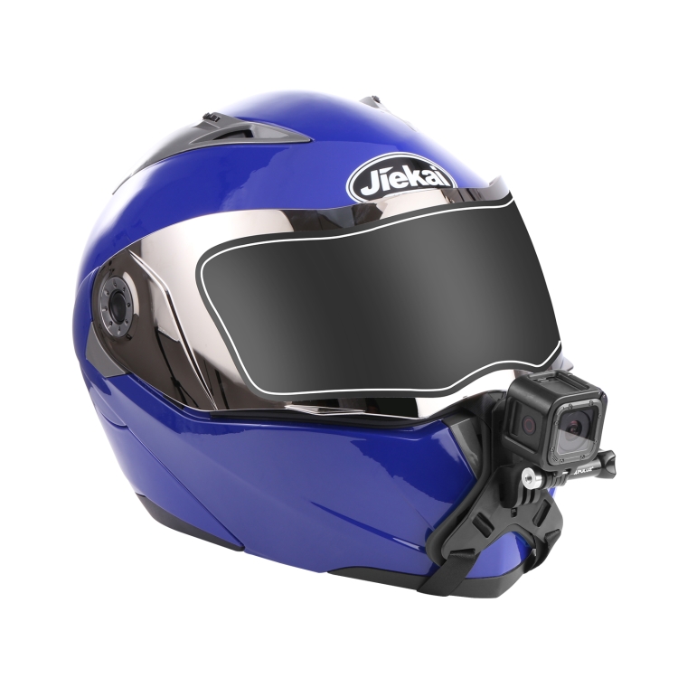 PULUZ Motorcycle Helmet Chin Strap Mount for GoPro, DJI Osmo Action and Other Action Cameras (Black) - 6