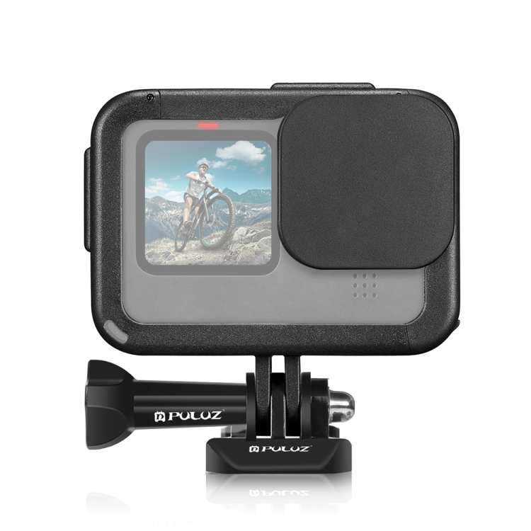 PULUZ Chargeable PA Frame Mount Cage with Cold Shoe Base Slot for Gopro Hero11 Black / HERO10 / 9 Black(Black) - 5
