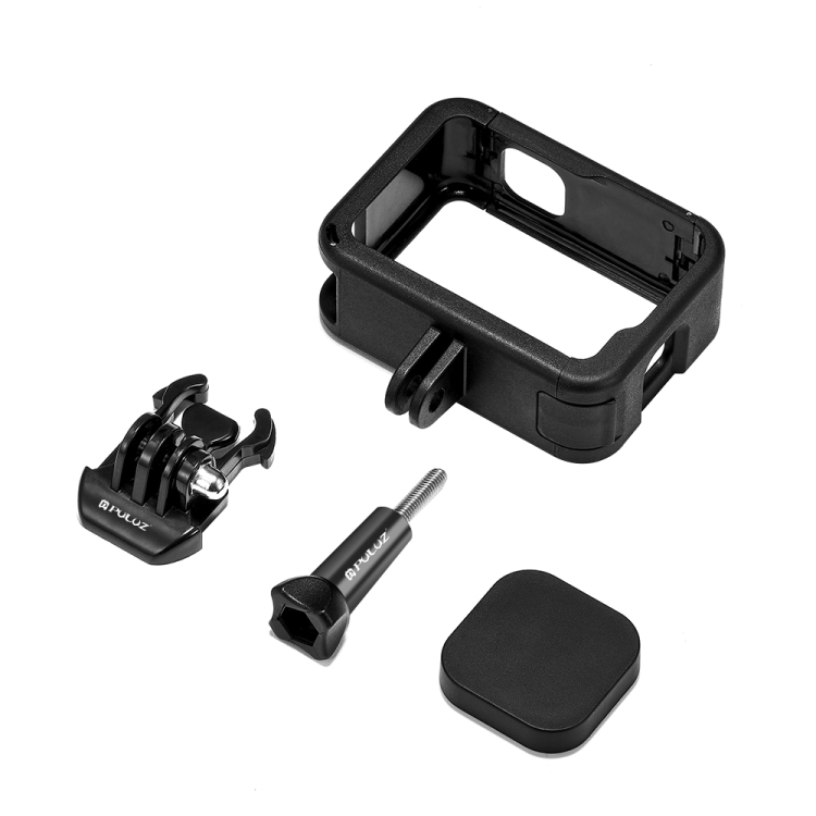 PULUZ Chargeable PA Frame Mount Cage with Cold Shoe Base Slot for Gopro Hero11 Black / HERO10 / 9 Black(Black) - 7
