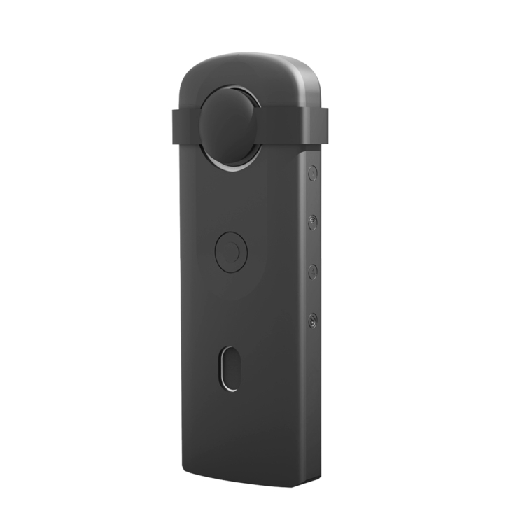 PULUZ Silicone Protective Case with Lens Cover for Ricoh Theta SC2 360 Panoramic Camera(Black) - 5