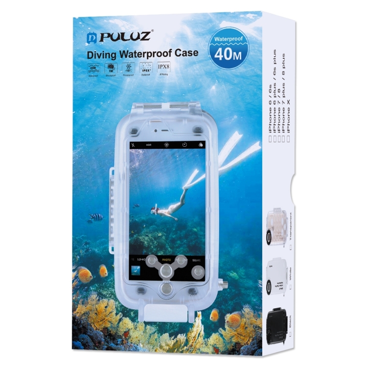 Underwater Water Iphone X For IPhone X XS PULUZ 40m/130ft