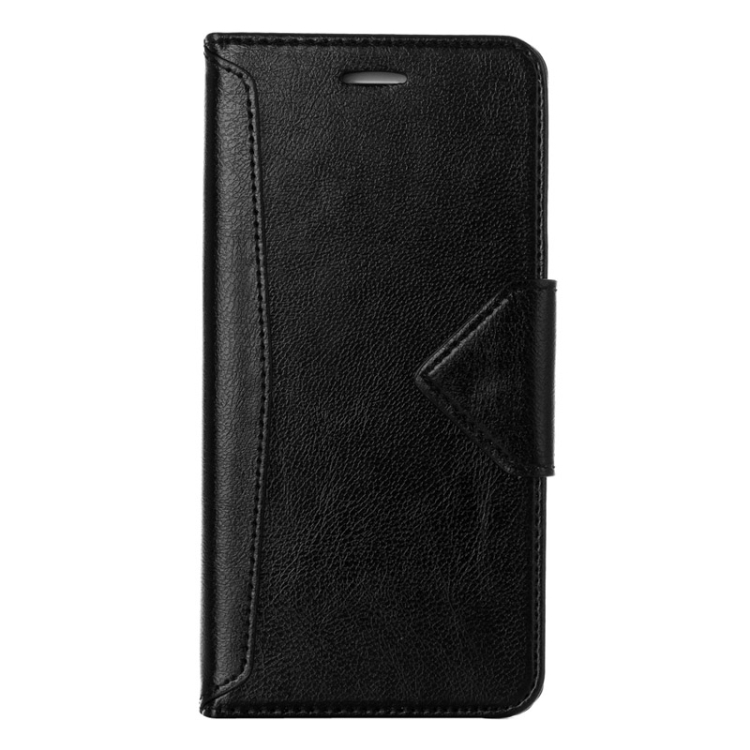 HAWEEL Magnetic PU Leather Case with Holder & Card Slots for iPhone 6 Plus(Black)