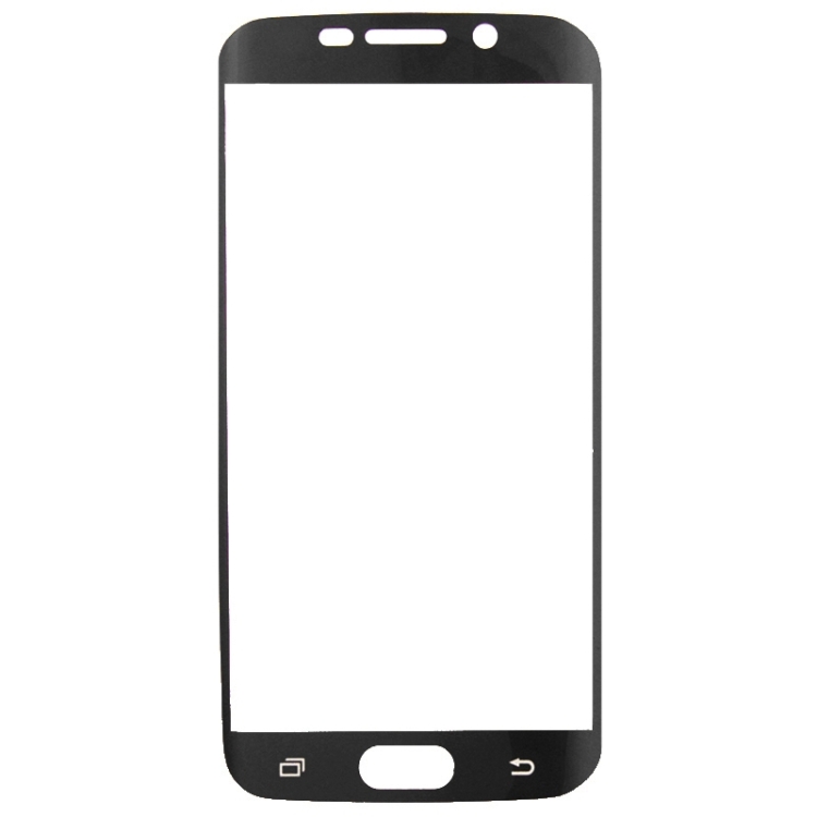 Ultrathin Curved Electroplating TPU Screen Protector for Galaxy S6 Edge+ / G928(Black) - 1