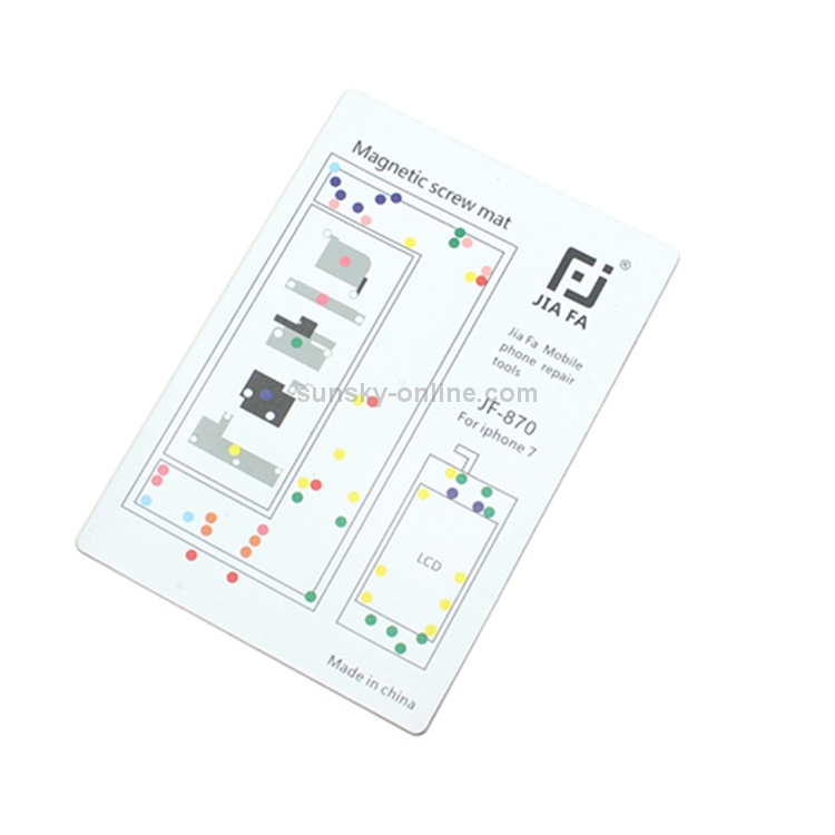 JIAFA Magnetic Screws Mat for iPhone 7  - 3