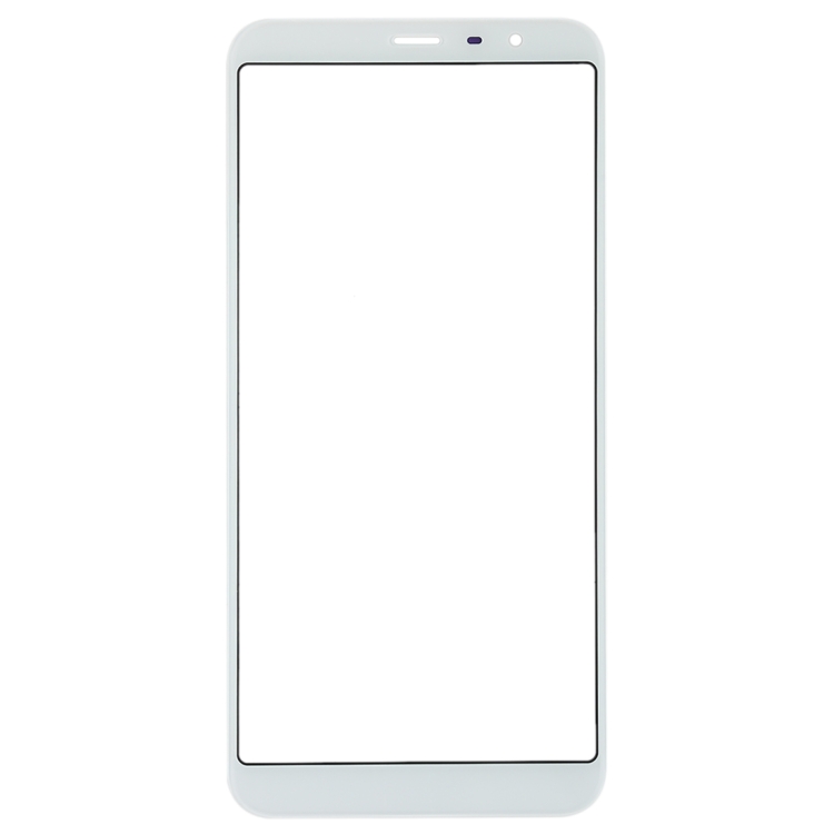 For Meizu M6T Front Screen Outer Glass Lens (White) - 1