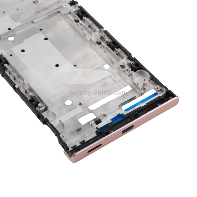 Front Housing LCD Frame Bezel Plate for Sony Xperia XA1 Ultra (Rose Gold) - 3