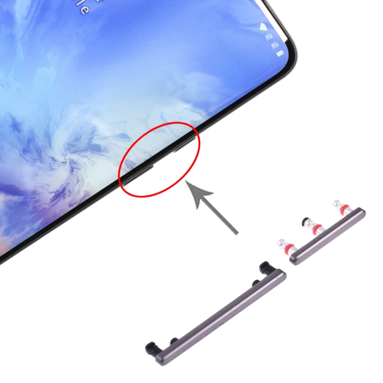For OnePlus 7 Pro Power Button and Volume Control Button (Grey) - 4