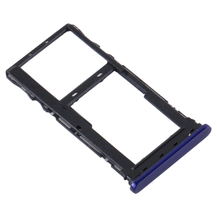 SIM Card Tray + SIM Card Tray / Micro SD Card Tray for Motorola Moto G9 Play/Moto G9 (India) (Blue) - 2