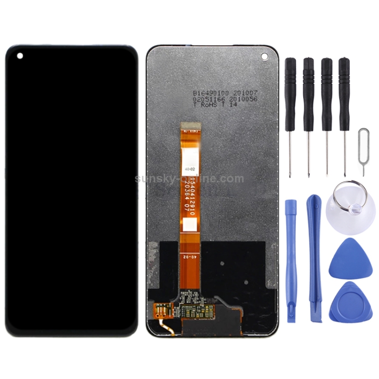 For OnePlus Nord N10 5G BE2029 with Digitizer Full Assembly OEM LCD Screen (Black) - 1