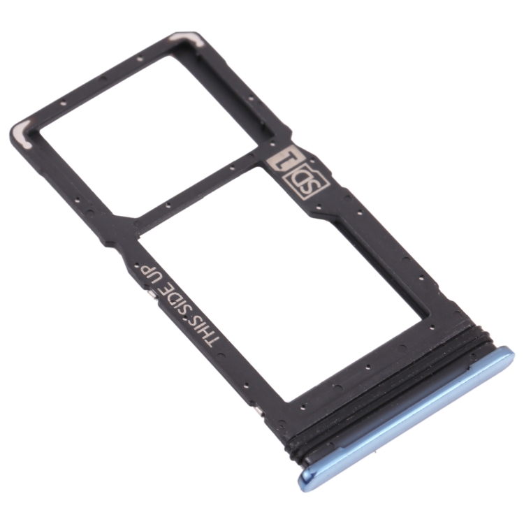 SIM Card Tray + Micro SD Card Tray for Motorola Moto G100 (Blue) - 1