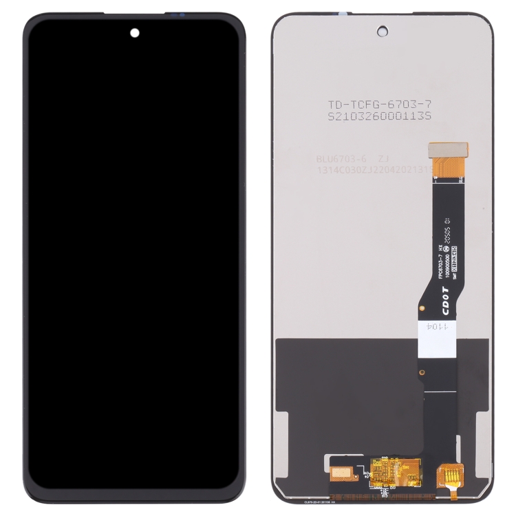 TFT LCD Screen For TCL 20L / 20L+/ 20 Lite T774H T774B T775H T775B with Digitizer Full Assembly - 2