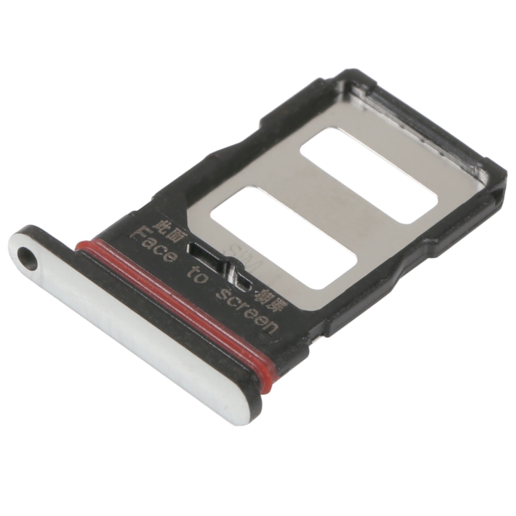 For Xiaomi Poco F4 SIM Card Tray + SIM Card Tray (Silver) - 1