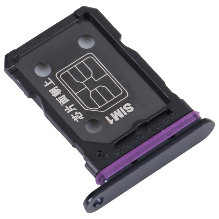 For OPPO Reno8 Pro+ / Reno8 Pro 5G / Reno8 Pro China SIM Card Tray + SIM Card Tray (Black) - 1