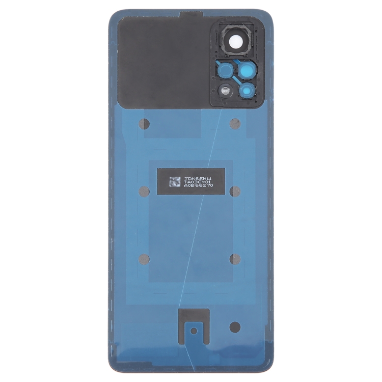 For Xiaomi Redmi Note 11 Pro+ 5G India Original Battery Back Cover with Camera Lens Cover(Black) - 2