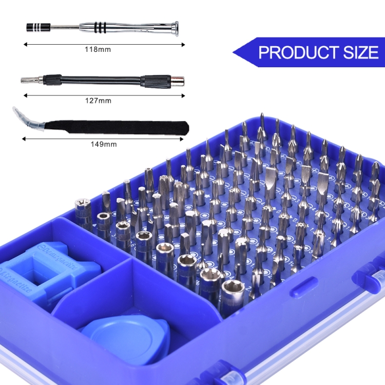 115 in 1 Metal Handle Screwdriver Repair Tools Kit - 3