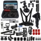 PULUZ 43 in 1 Accessories Total Ultimate Combo Kits for DJI Osmo Pocket with EVA Case (Chest Strap + Wrist Strap + Suction Cup Mount + 3-Way Pivot Arms + J-Hook Buckle + Grip Tripod Mount + Surface Mounts + Bracket Frame + Screen Film + Silicone Case + Tripod Adapter + Storage Bag + Rec-mounts + Handlebar Mount + Wrench)