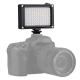 [UAE Warehouse] PULUZ Pocket 96 LEDs 860LM Professional Vlogging Photography Video & Photo Studio Light with White and Orange Magnet Filters Light Panel for Canon, Nikon, DSLR Cameras